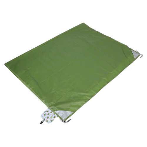 4Pièces Couverture Camping Étanche Verte Grande En Polyester 2