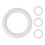 8Pcs Solid Foam Wreath Forms White Round Craft Circles for Decorations 2