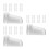 75Paires Support Exposant Chaussures Bébé Transparent PVC Pour 10