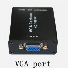 VGA Till USB-Adapterkonverterare med Ljud- och Videoinspelningskort 1080P Drive-Free High-Difinition Picture Quarity