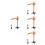 4Pcs Construction Crane Toy Model Plastic for Kids Interactive Playset 8