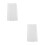 144Pièces Couvre-Rayons Blancs En Plastique - Protection Et Style 8
