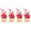 4Pcs Mini Artificial Bonsai Tree Multi Color Plastic Potted Decoration 6
