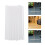 144Pièces Couvre-Rayons Blancs En Plastique - Protection Et Style 11
