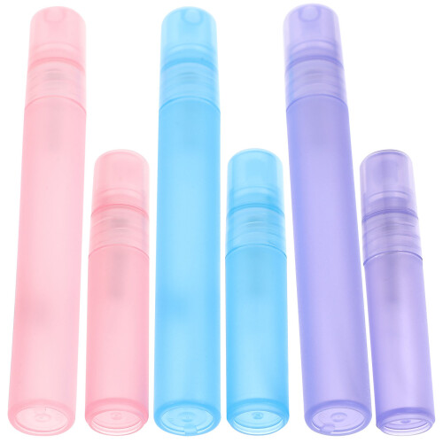 12Pcs Small Spray Bottles Assorted Colors Travel Size Reusable Plastic 2