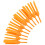 20Pcs Yellow Bbq Sausage Easy-Use Grilling Accessory 2