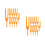 20Pcs Yellow Bbq Sausage Easy-Use Grilling Accessory 5