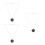 3Pièces Pendentifs Diffuseurs Argent Acier Inoxydable 9