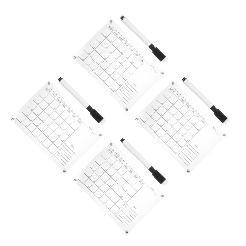 4Ensembles Semainier Mural Transparent En Et 2
