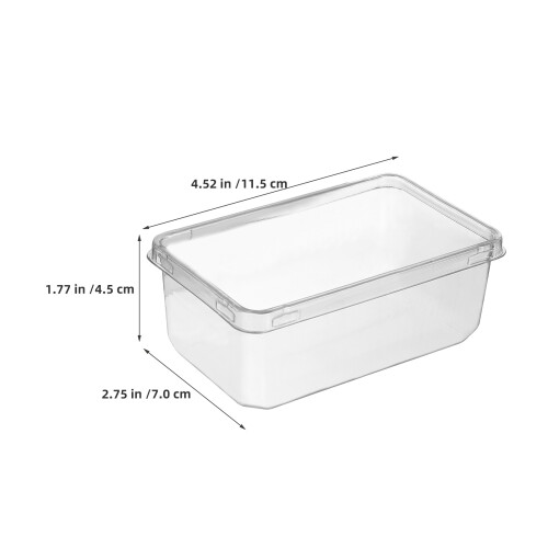 30Pcs Reusable Clear Cake Boxes Bulk for Home Use and Cake Transport 1
