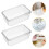 30Pcs Reusable Clear Cake Boxes Bulk for Home Use and Cake Transport 10