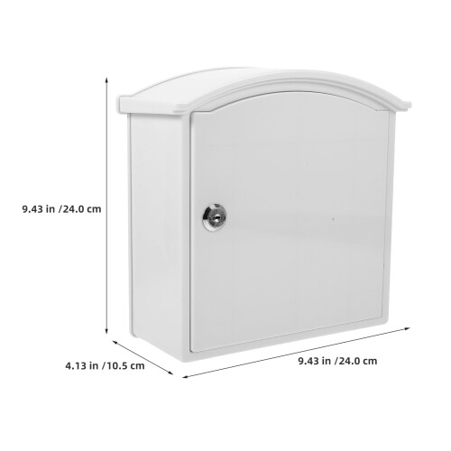 2Pièces Boîte Murale Verrouillable Arc Résistante Pour Lait 1