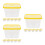 18Pcs Compact Yellow Moisture Absorbing Boxes for Shoe Cabinets 6