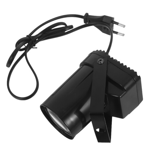 4Pièces Spots LED Pour Scène Noir Compact Performances Concerts Bars 2