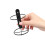 12Pcs Black Metal Wall Mounted Rack Single Holder for Home 4