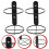 12Pcs Black Metal Wall Mounted Rack Single Holder for Home 10