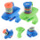 8Ensembles Lanceurs Disques Souples Multicolores Activités Plein Air 11