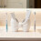 Elegant Pink Bowknot Toothbrush Holder for Modern-White 6