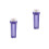 2Pcs Transparent Water Filter Housing with Leakproof Cap for Home Use 7