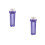 2Pcs Transparent Water Filter Housing with Leakproof Cap for Home Use 8