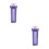 2Pcs Transparent Water Filter Housing with Leakproof Cap for Home Use 9