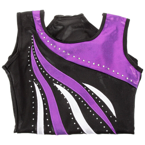 2Pcs Comfortable Multi Color Gymnastics Leotards for Kids Performance 1
