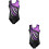 2Pcs Comfortable Multi Color Gymnastics Leotards for Kids Performance 8