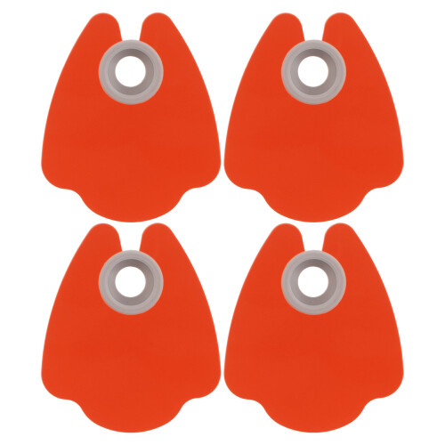8Pcs Orange Acrylic Nail Lamp Shield Blue Light Blocking Desk Cover 1