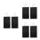 6Pcs Durable Felt Karate Belt Organizer Black Martial Arts Display 4