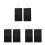 6Pcs Durable Felt Karate Belt Organizer Black Martial Arts Display 8