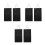 6Pcs Durable Felt Karate Belt Organizer Black Martial Arts Display 9
