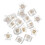 64Pcs Durable Silicone Earring Backings Soft Comfortable Star Design 2