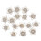64Pcs Durable Silicone Earring Backings Soft Comfortable Star Design 3