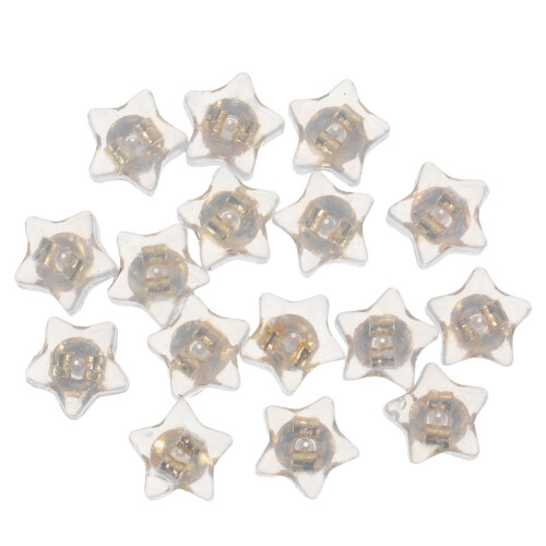 64Pcs Durable Silicone Earring Backings Soft Comfortable Star Design 2