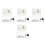 4Pcs Transparent Acrylic Donation & Suggestion Box Lock 5