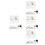 4Pcs Transparent Acrylic Donation & Suggestion Box Lock 6