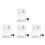 4Pcs Transparent Acrylic Donation & Suggestion Box Lock 8