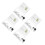 4Pcs Transparent Acrylic Donation & Suggestion Box Lock 9