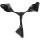 6Pcs Replacement Anemometer Cups ABS Wind Speed Sensor Black Accurate 3