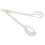 5Pcs Manual Plastic Egg Whisks White Kitchen Tools for Whisking 2