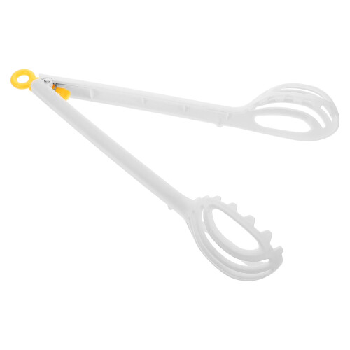 5Pcs Manual Plastic Egg Whisks White Kitchen Tools for Whisking 1