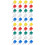 200Pcs Small Head Plastic Push Pins for Map Marking and Office Use 7