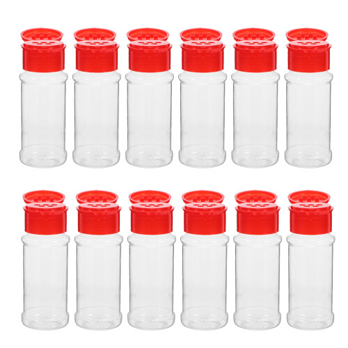 60Pcs Portable Plastic Seasoning Jars with Precise Dispensing Lid 1