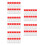 60Pcs Portable Plastic Seasoning Jars with Precise Dispensing Lid 5