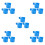 15Pcs Blue Poolside Cup Holders Plastic Water Bottle Rack Organizer 7