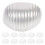 180Pcs PVC Hat Insert Shapers for Baseball Caps Transparent 2