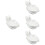 4Pcs Ceramic Fruit Bowls Sturdy Kitchen Tableware for Home Use 8