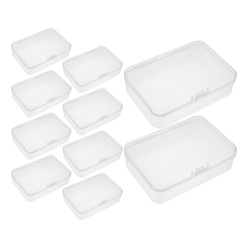 32Pcs Clear Plastic Storage Containers for Jewelry Beads Crafts 1
