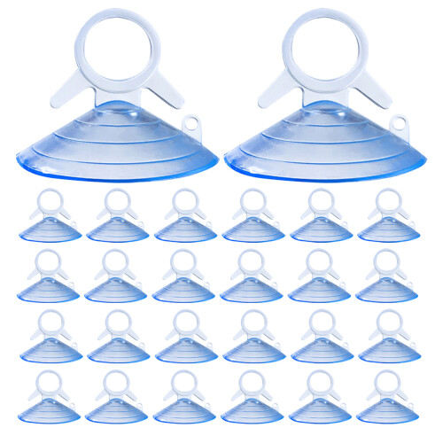 400Pcs Clear Small Rubber Suction Cups for Car Windshield Sun Visor 2