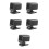 5Pcs Portable Car Plug Heater ABS Compact Foldable High Power Defogger 4